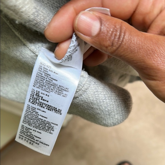 Marmot Gray and Cream Checkered Trench Coat - Picture 7 of 7